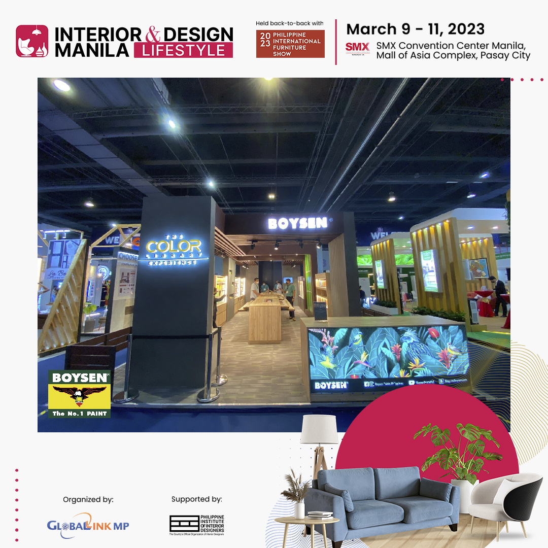 Invitation to Interior & Design Manila 2023 | MyBoysen