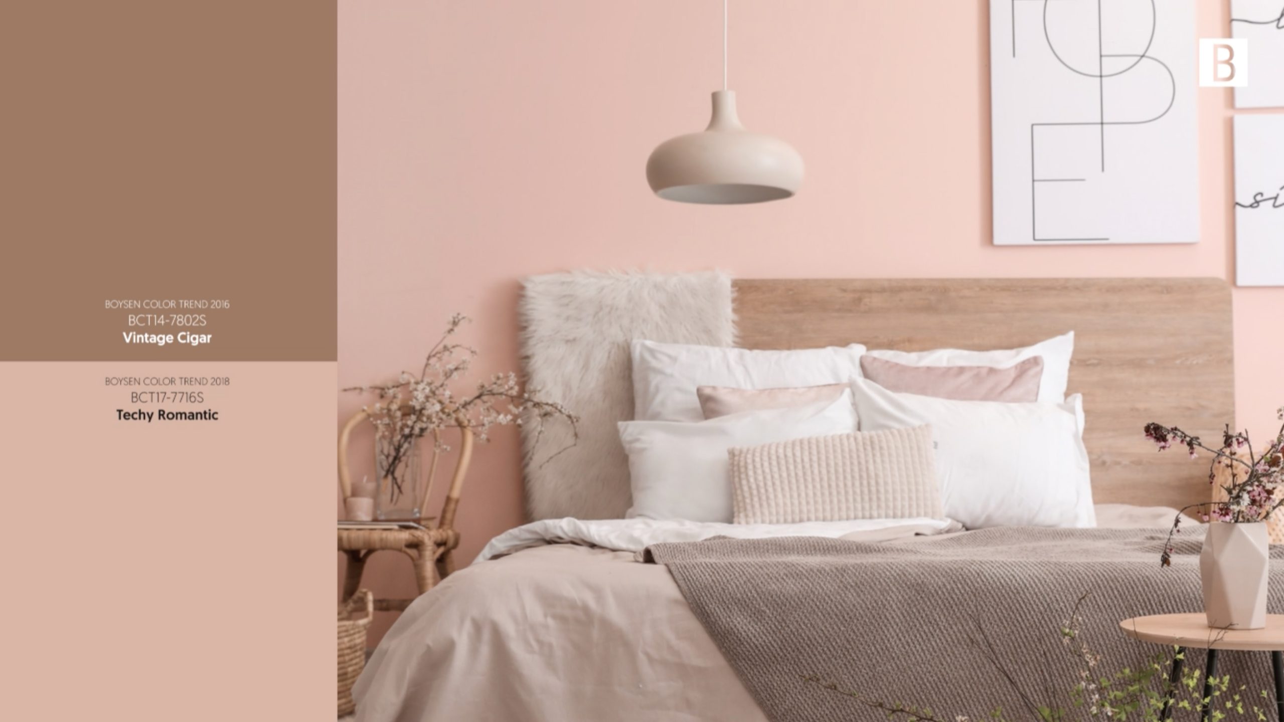 Dreamy Bedrooms Using Paint Colors from Boysen Color Trend | MyBoysen