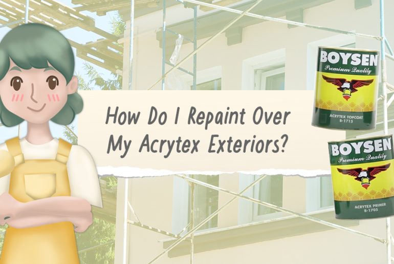 Paint TechTalk with Lettie: How Do I Repaint Over My Acrytex Exteriors? | MyBoysen