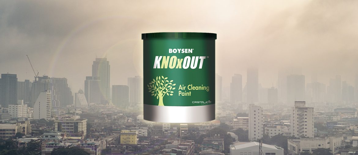 Contribute to Cleaner Air: Boysen KNOxOUT is Paint that Lowers Air Pollution | MyBoysen