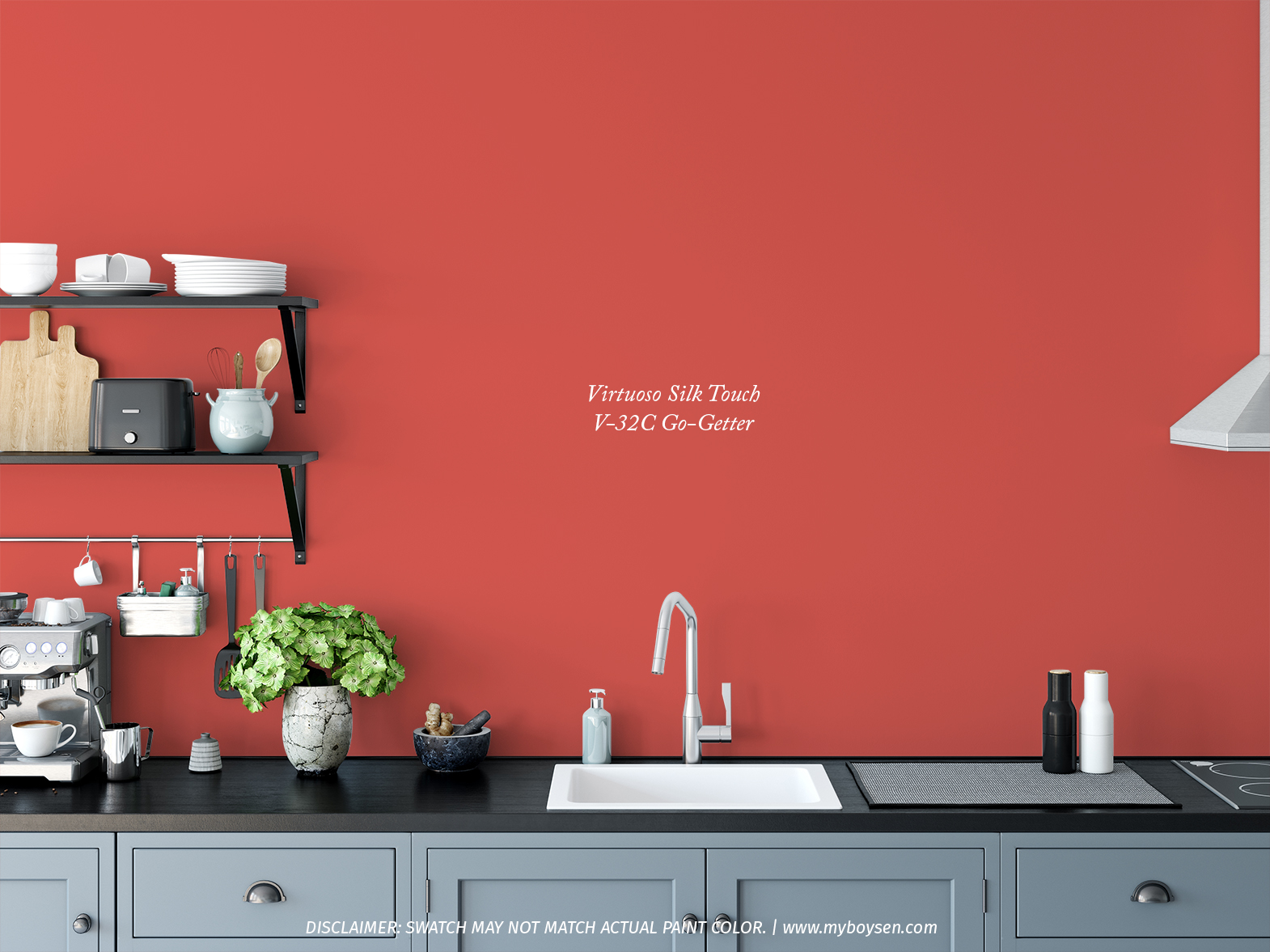 Drool-worthy Kitchen Colors with Virtuoso Silk Touch | MyBoysen