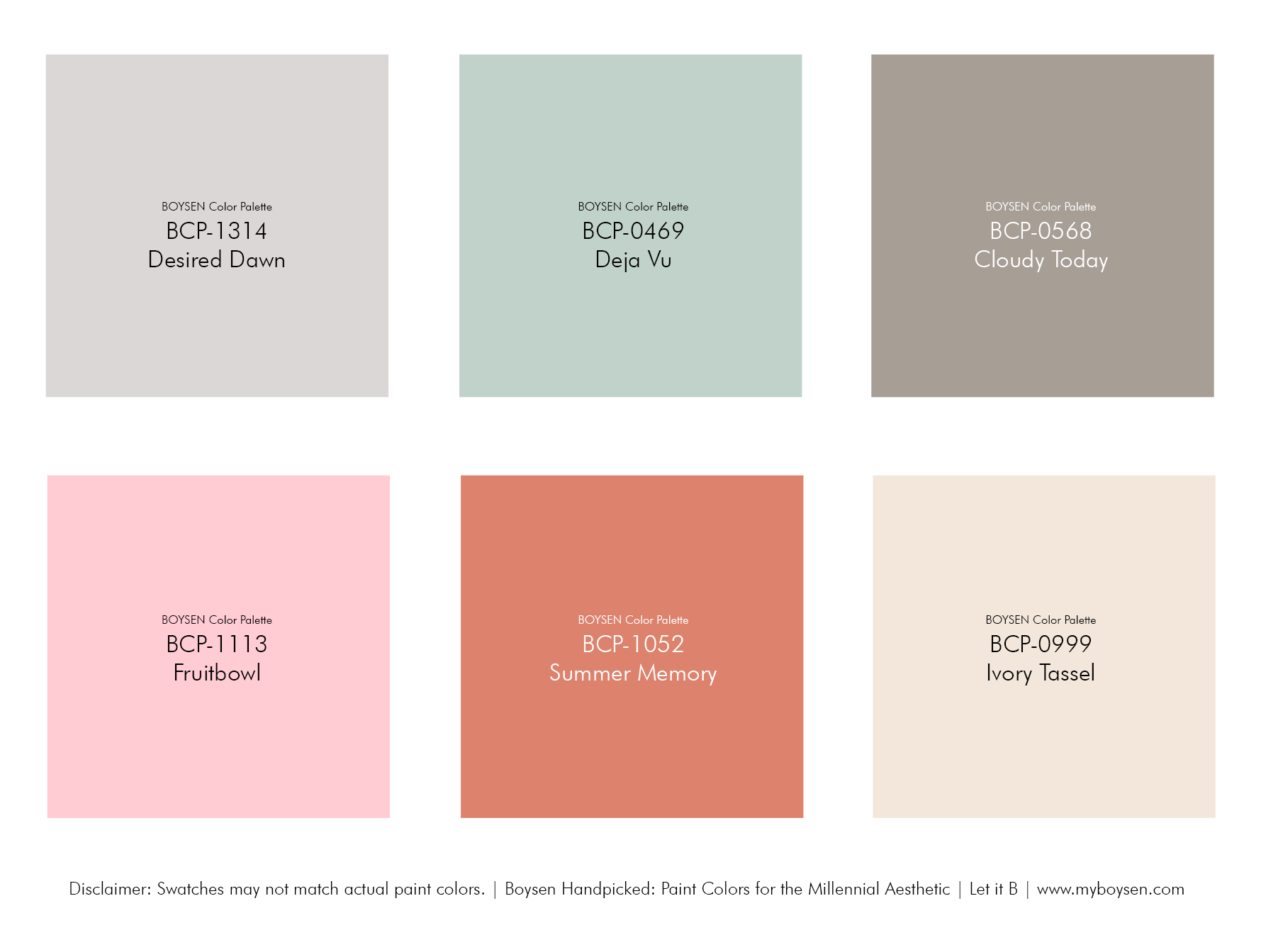 Boysen Handpicked: Color Inspiration for the Millennial Pastel Lover | MyBoysen