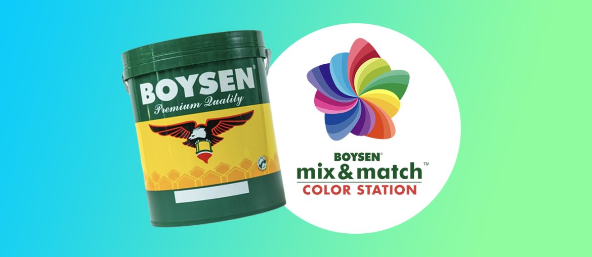 Quick and Hassle-Free! Boysen Mix & Match Makes It Easy to Get Paint Colors | MyBoysen