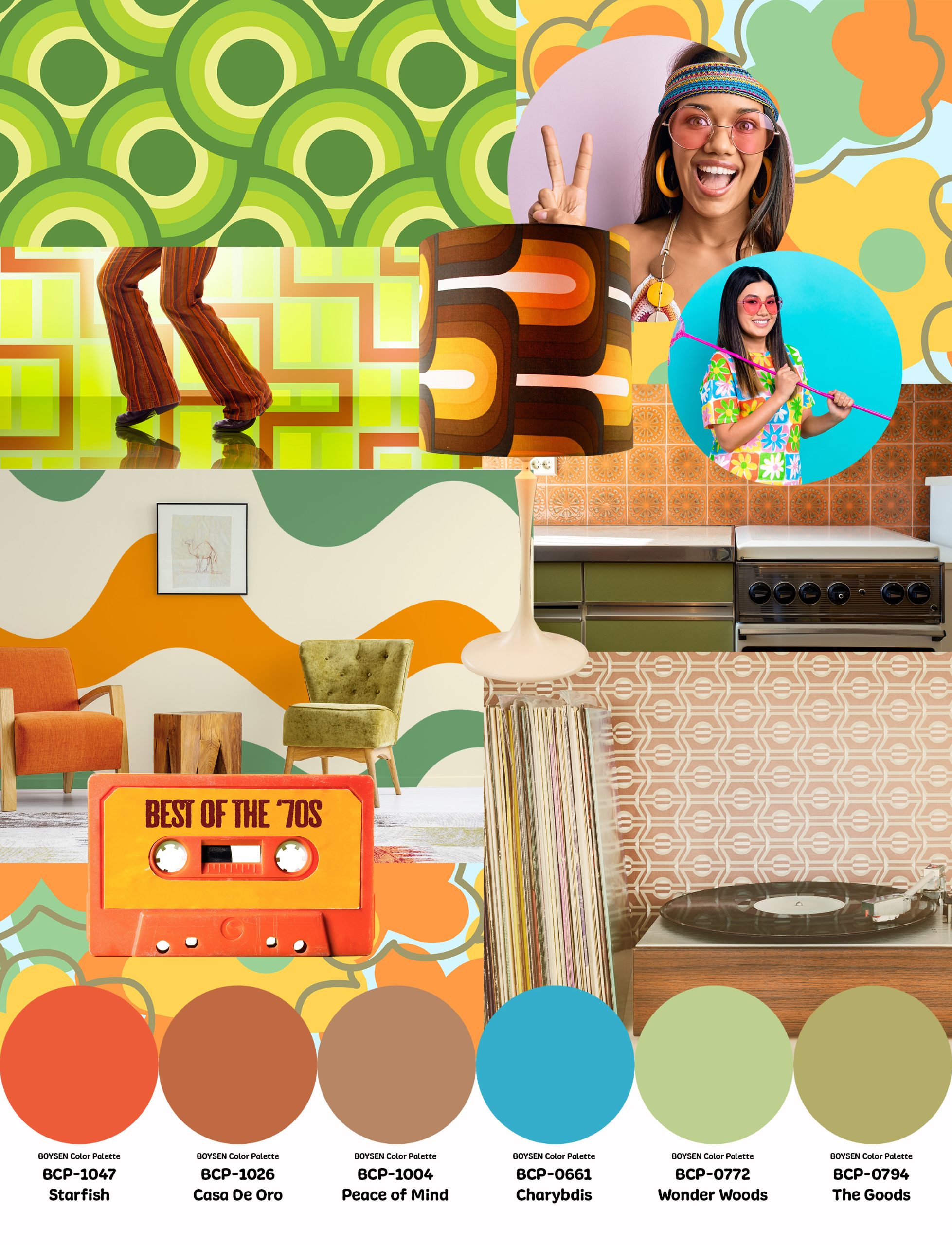 Paint a Hippie Dippie Home With 70s Hues | MyBoysen
