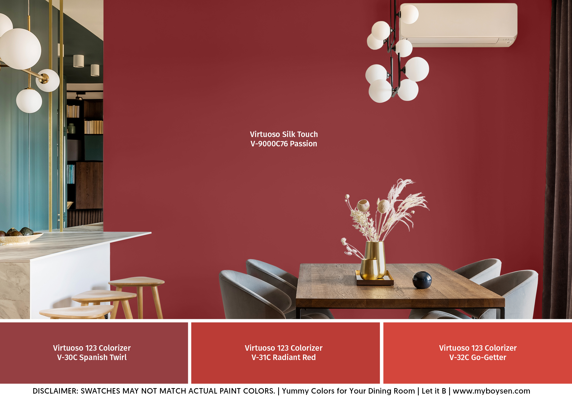 Yummy Colors for Your Dining Room (VIRTUOSO) | MyBoysen