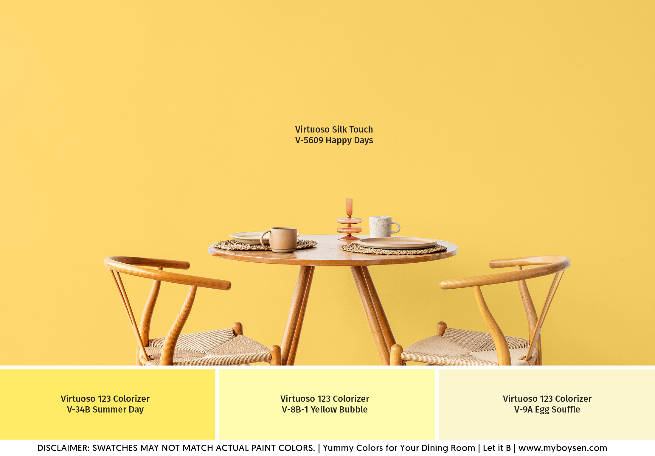 Yummy Colors for Your Dining Room (VIRTUOSO) | MyBoysen