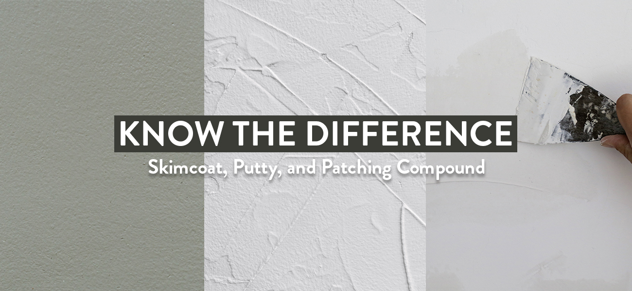 Know the Difference: Skimcoat, Putty, and Patching Compound for Concrete