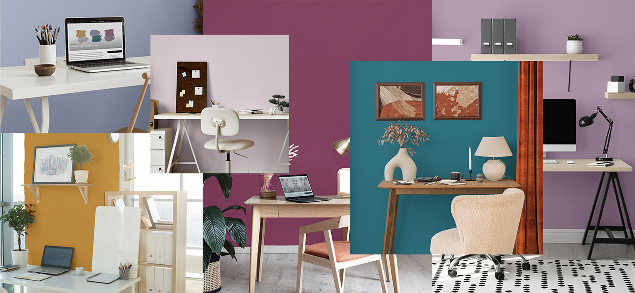 6 Paint Color Ideas for Your Work-From-Home Setup