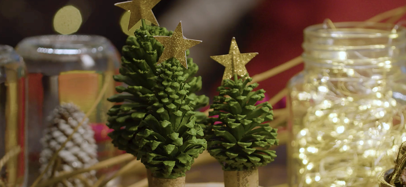 Pine Cone Christmas Decorations (VIDEO)