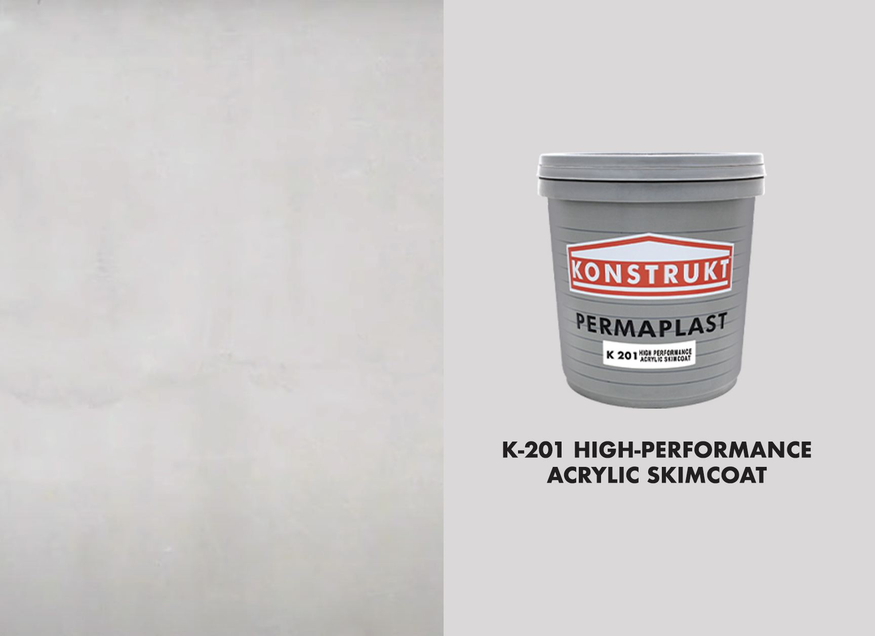 Konstrukt Permaplast K-201 High Performance Acrylic Skimcoat | MyBoysen