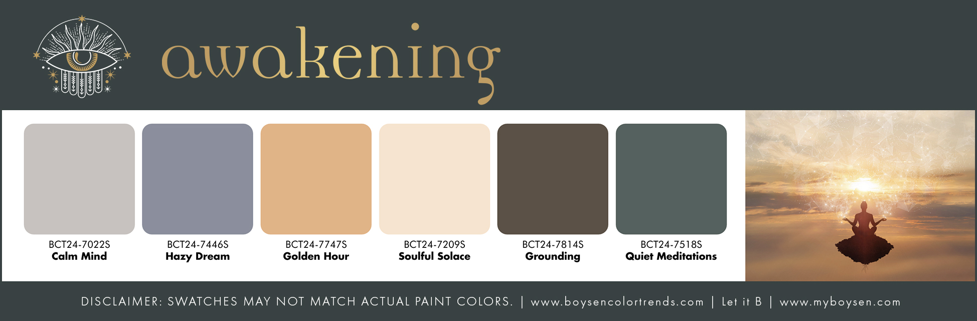 Color Trend 2024-2025: Awakening Color Palette | MyBoysen