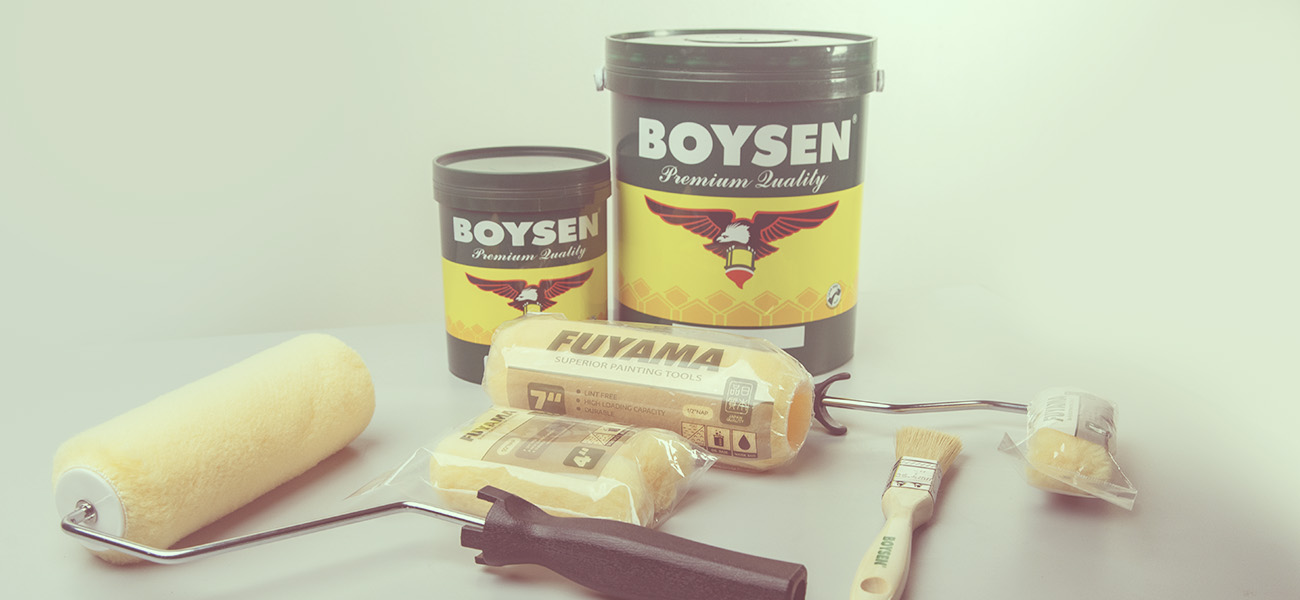 Need Painting Tools? Fuyama is Boysen’s Line of Rollers and Brushes