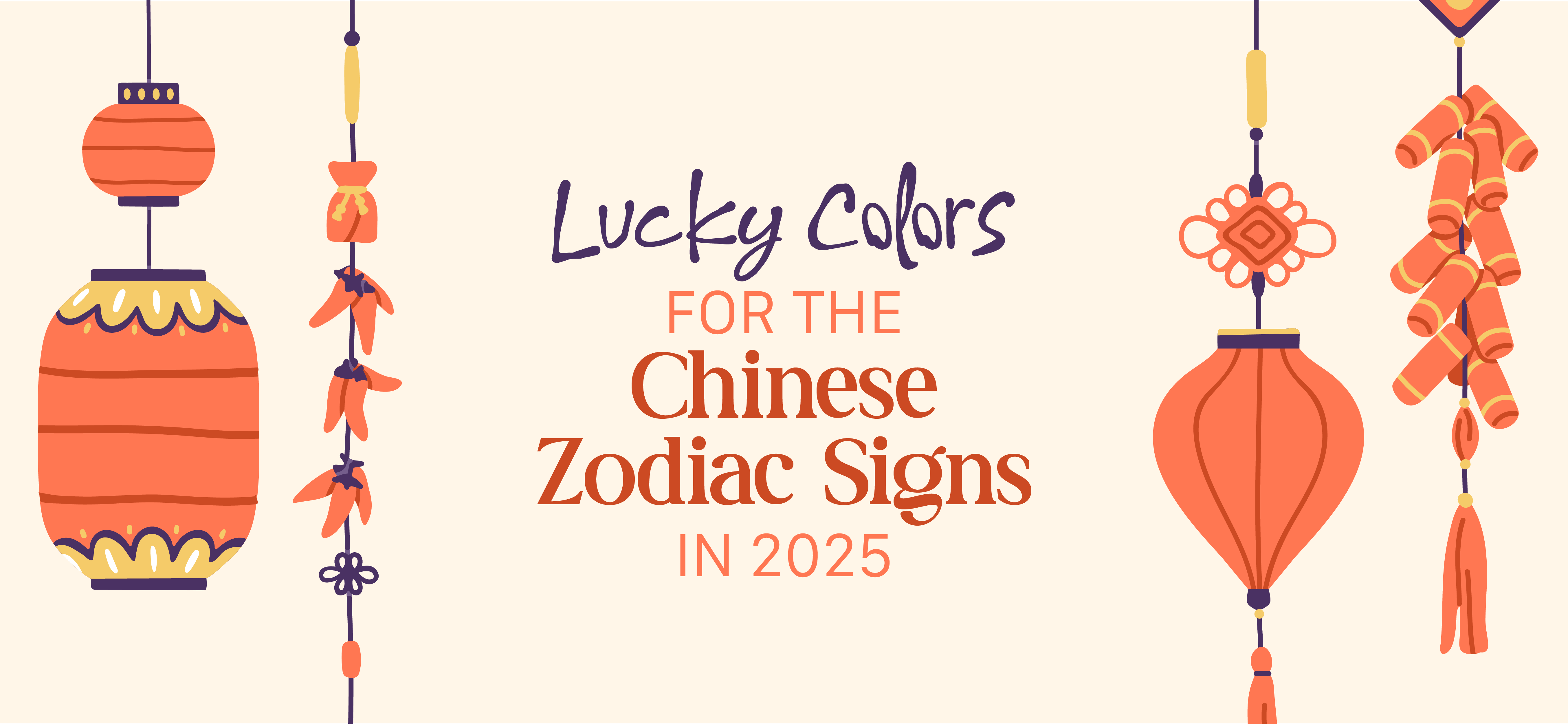 Lucky Colors for the Chinese Zodiac Signs in 2025 MyBoysen