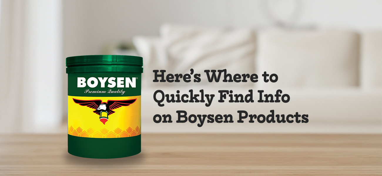 Here’s Where to Quickly Find Info on Boysen Products | MyBoysen