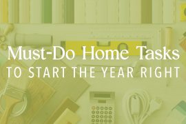 Must-Do Home Tasks to Start the Year Right | MyBoysen