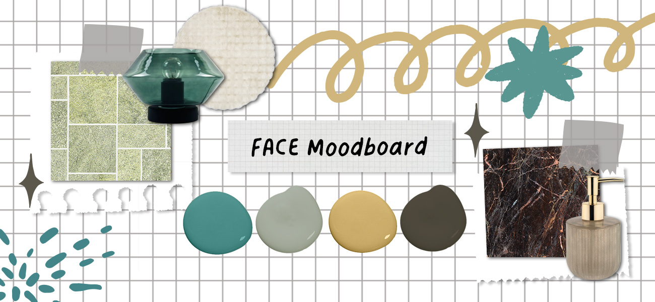 Face Color Layout Moodboard for the FACE Color Palette | MyBoysen
