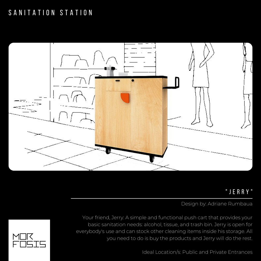 Homebound: Sanitation Stations for Interiors in a Post-Covid World