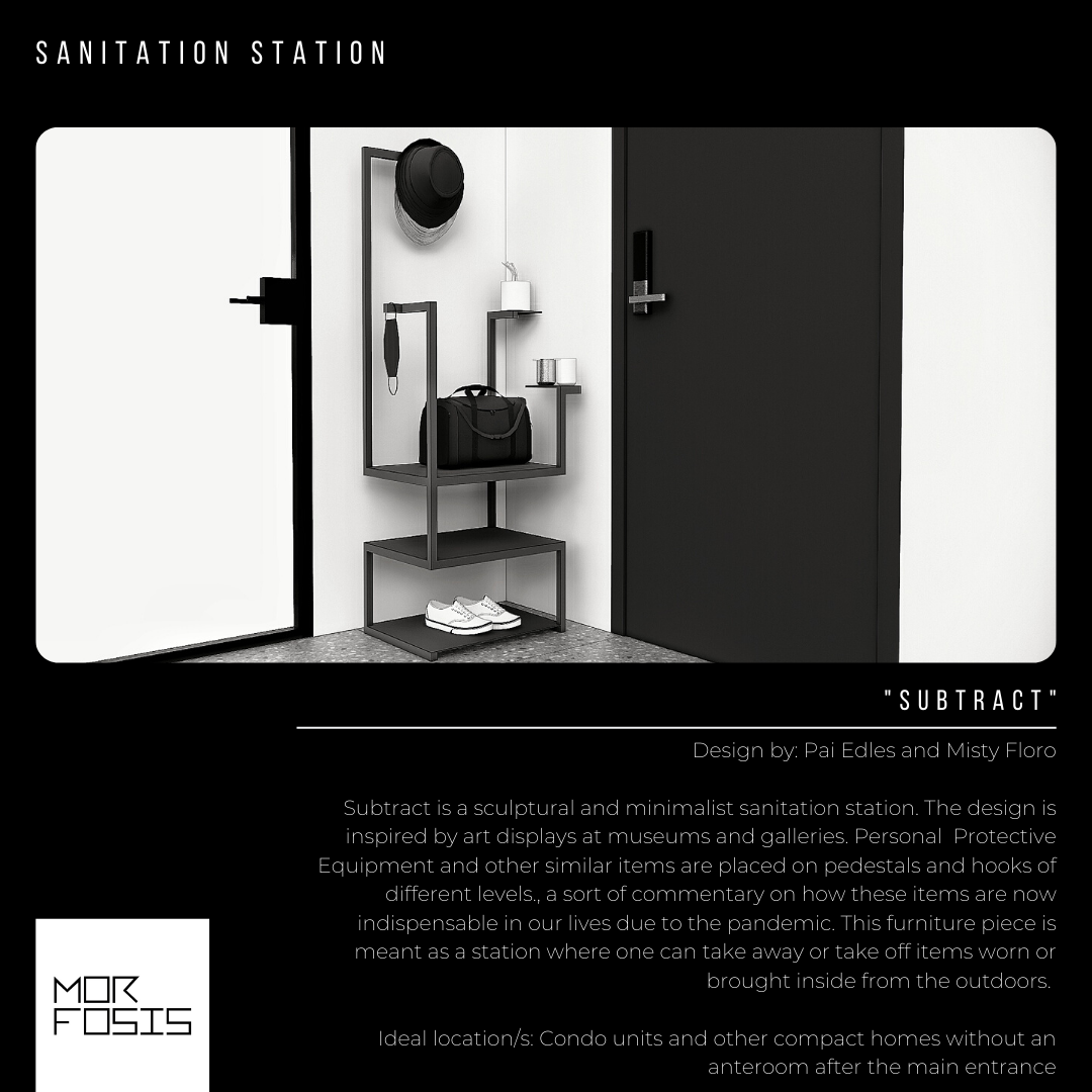 Homebound: Sanitation Stations for Interiors in a Post-Covid World