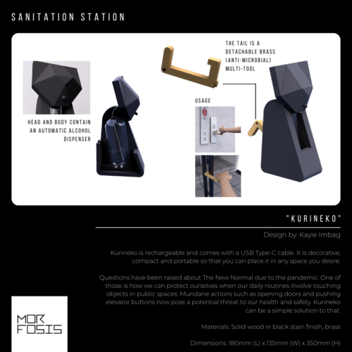 Homebound: Sanitation Stations for Interiors in a Post-Covid World